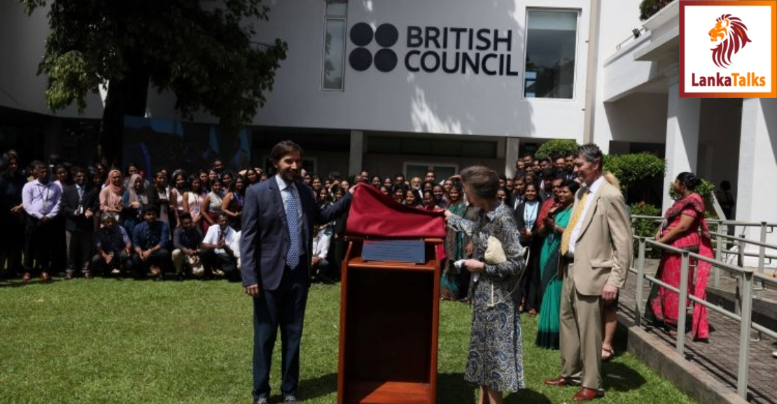 Her Royal Highness The Princess Royal and Vice Admiral Sir Timothy Laurence visit British Council office